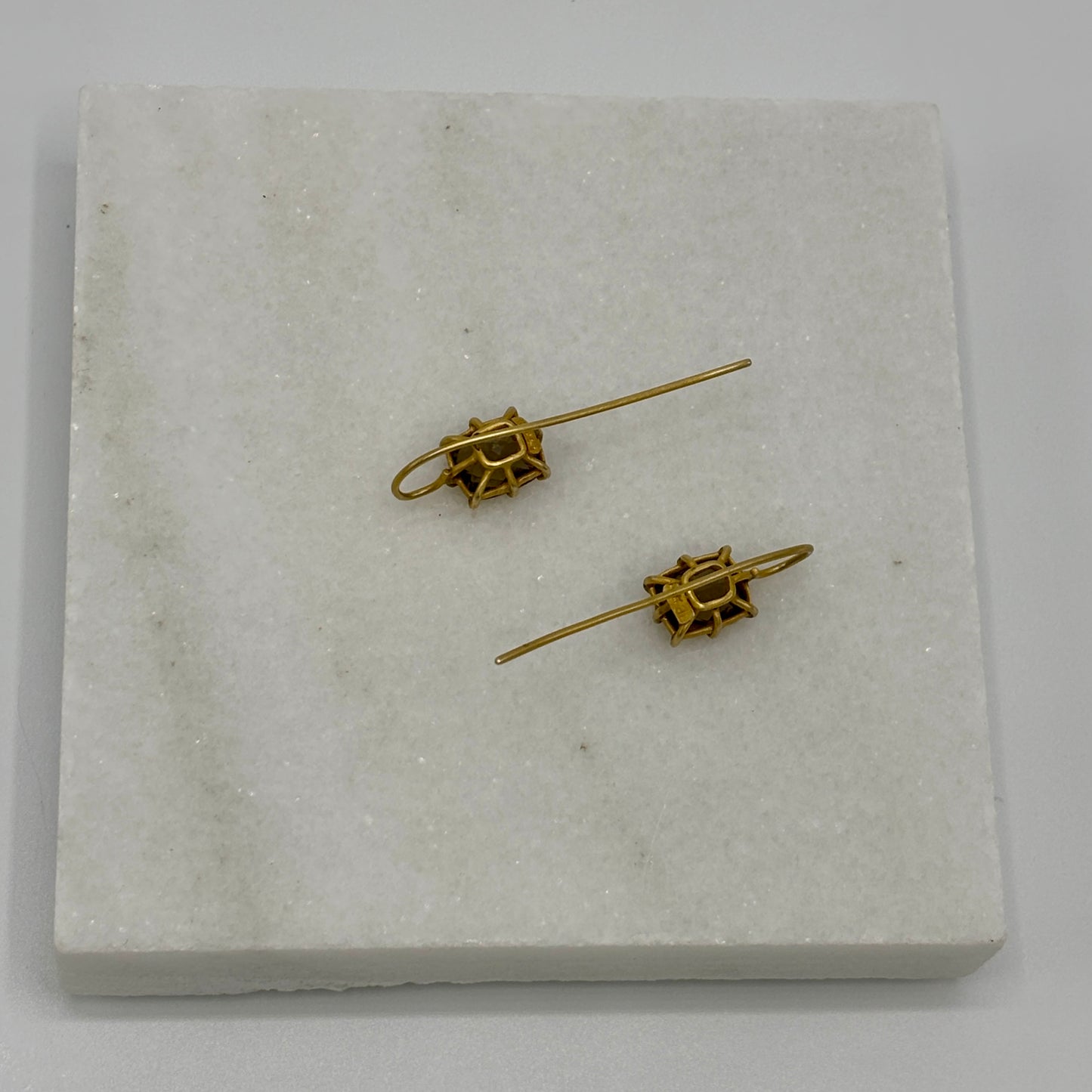 Rebecca Brenner Jewelry ~ Faceted Smoky Topaz Earrings