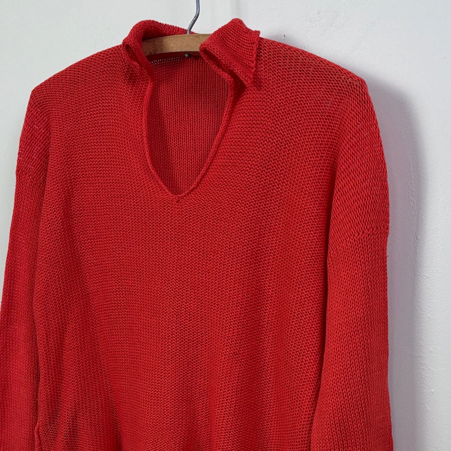 Paper Temples ~ Ray Pullover - Red Overdye