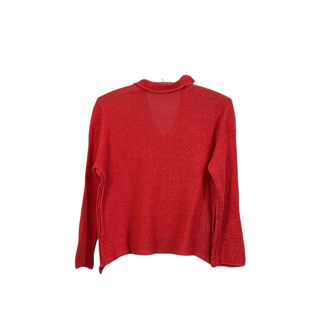 Paper Temples ~ Ray Pullover - Red Overdye