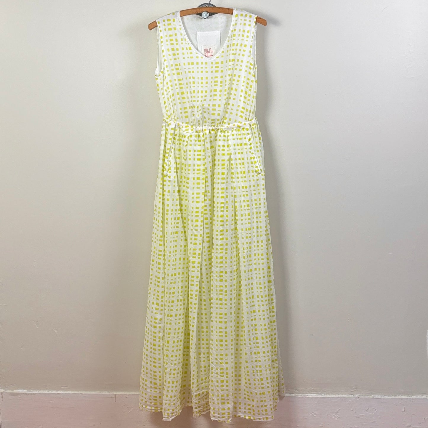 H+ Hannoh Wessel ~ Dress Diya - Lime Check