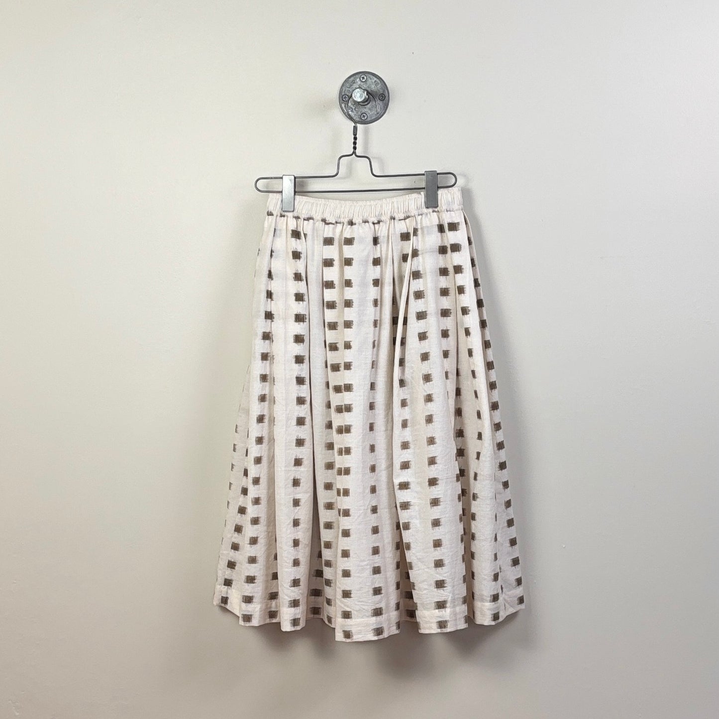 Uqnatu ~ Belle Skirt - Umber Cube Ikat