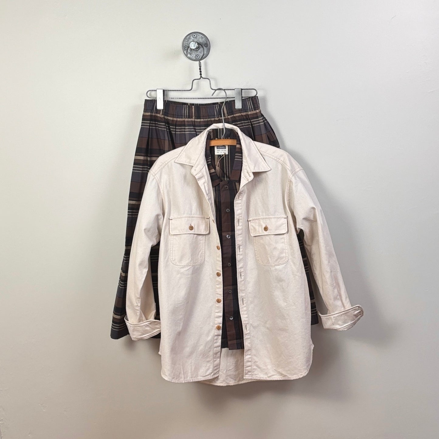 Uqnatu ~ Belle Skirt with Tucks - Cocoa Madras