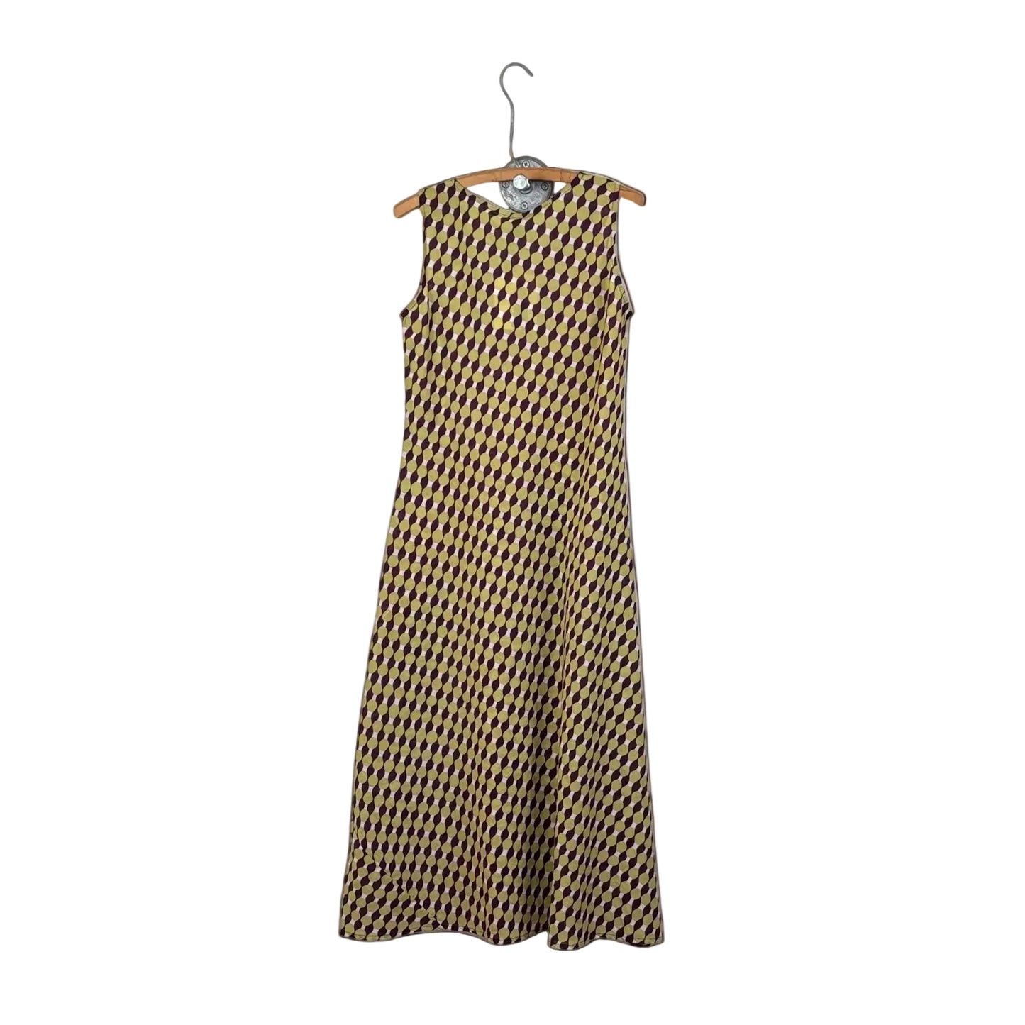 Yavi ~ V Neck Slip Dress - Geometric Print