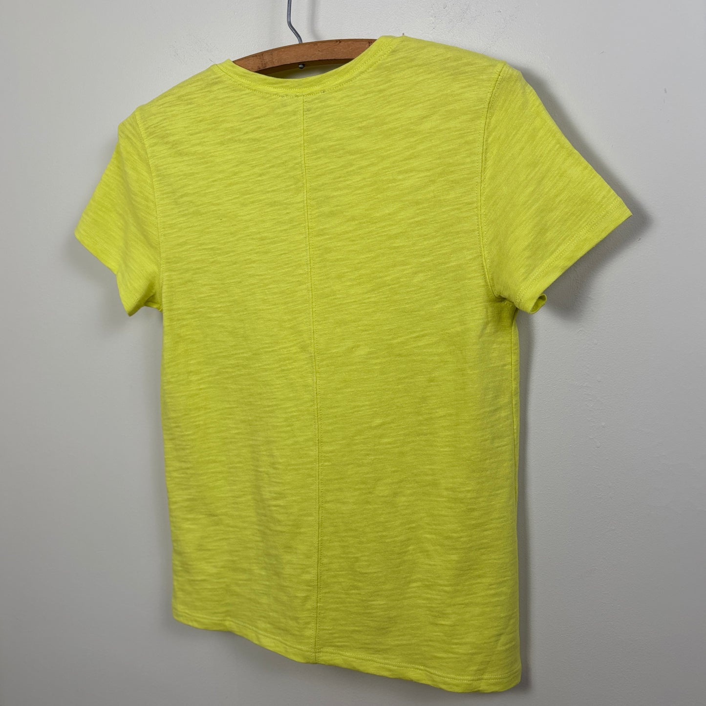 Lilla P. ~ Short Sleeve Back Seam V-Neck - Limeade