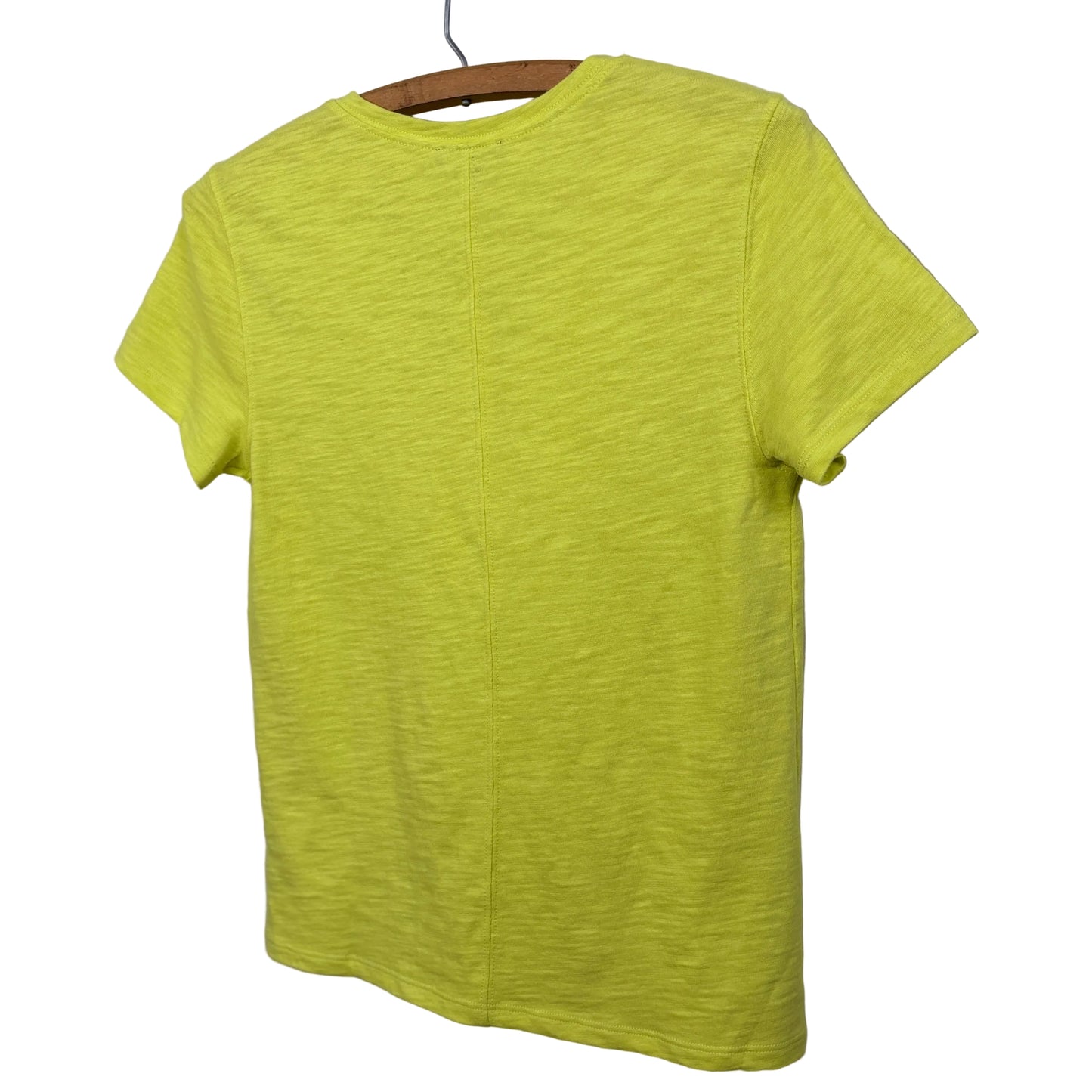 Lilla P. ~ Short Sleeve Back Seam V-Neck - Limeade
