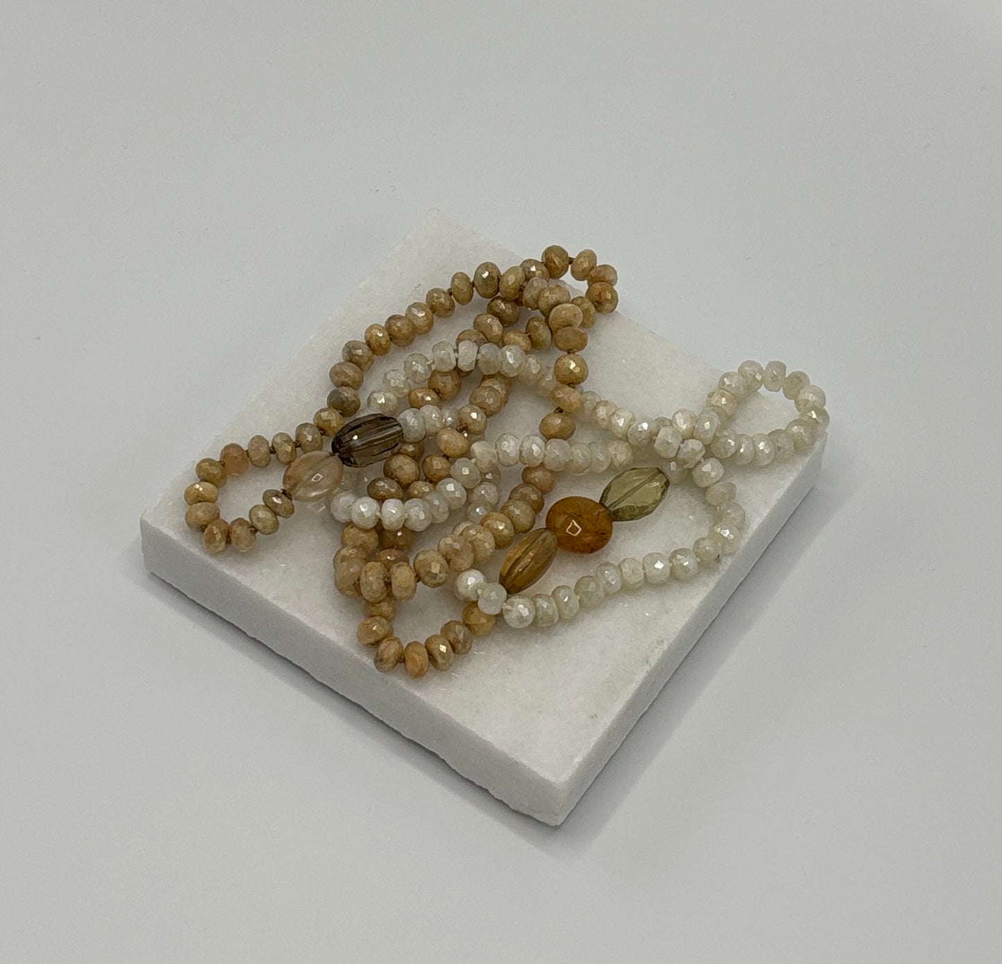 Rebecca Brenner Jewelry ~ Mixed Light Color Sapphire Necklace
