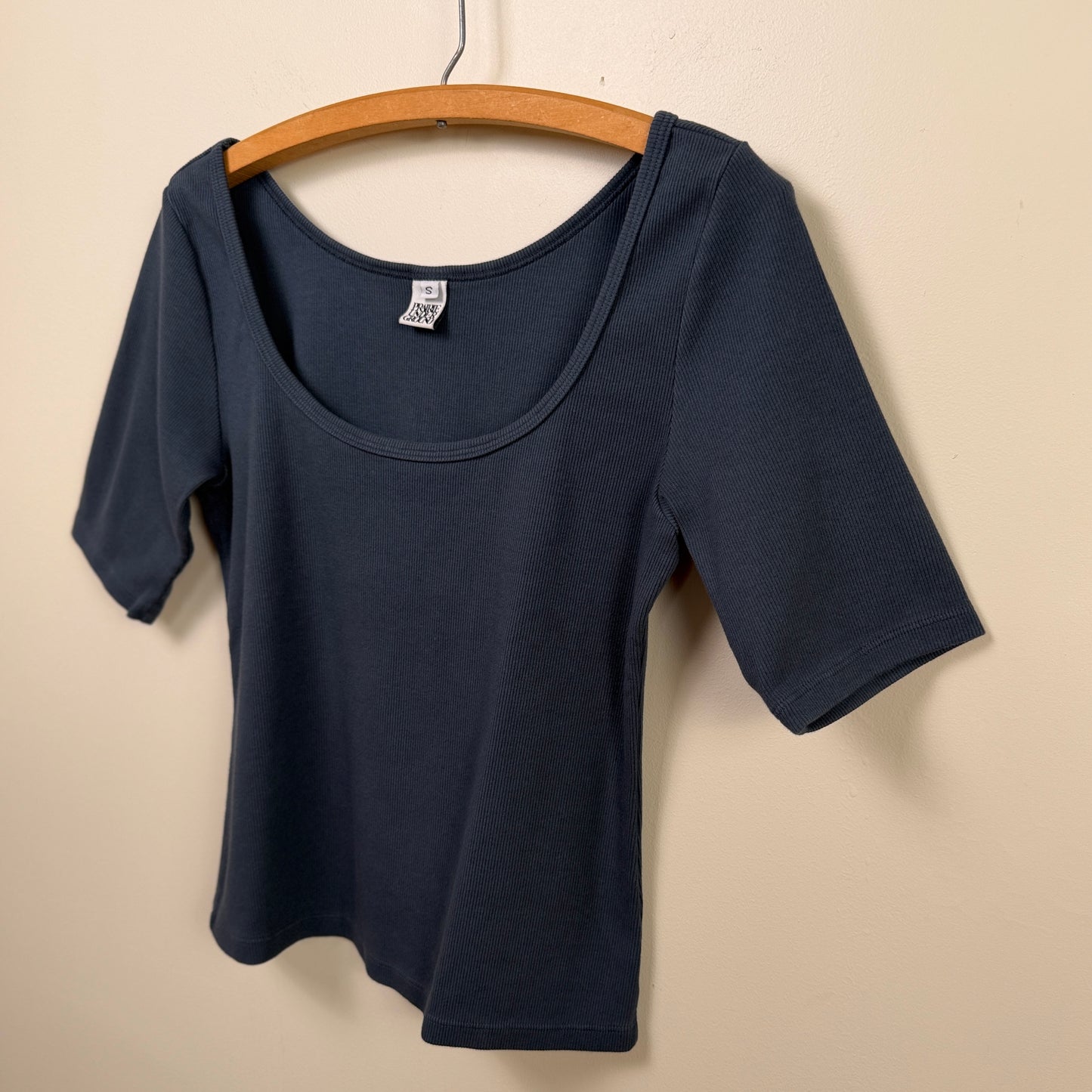 Prairie Underground  ~  1/4 Sleeve Bardot #1573 - Deep Teal