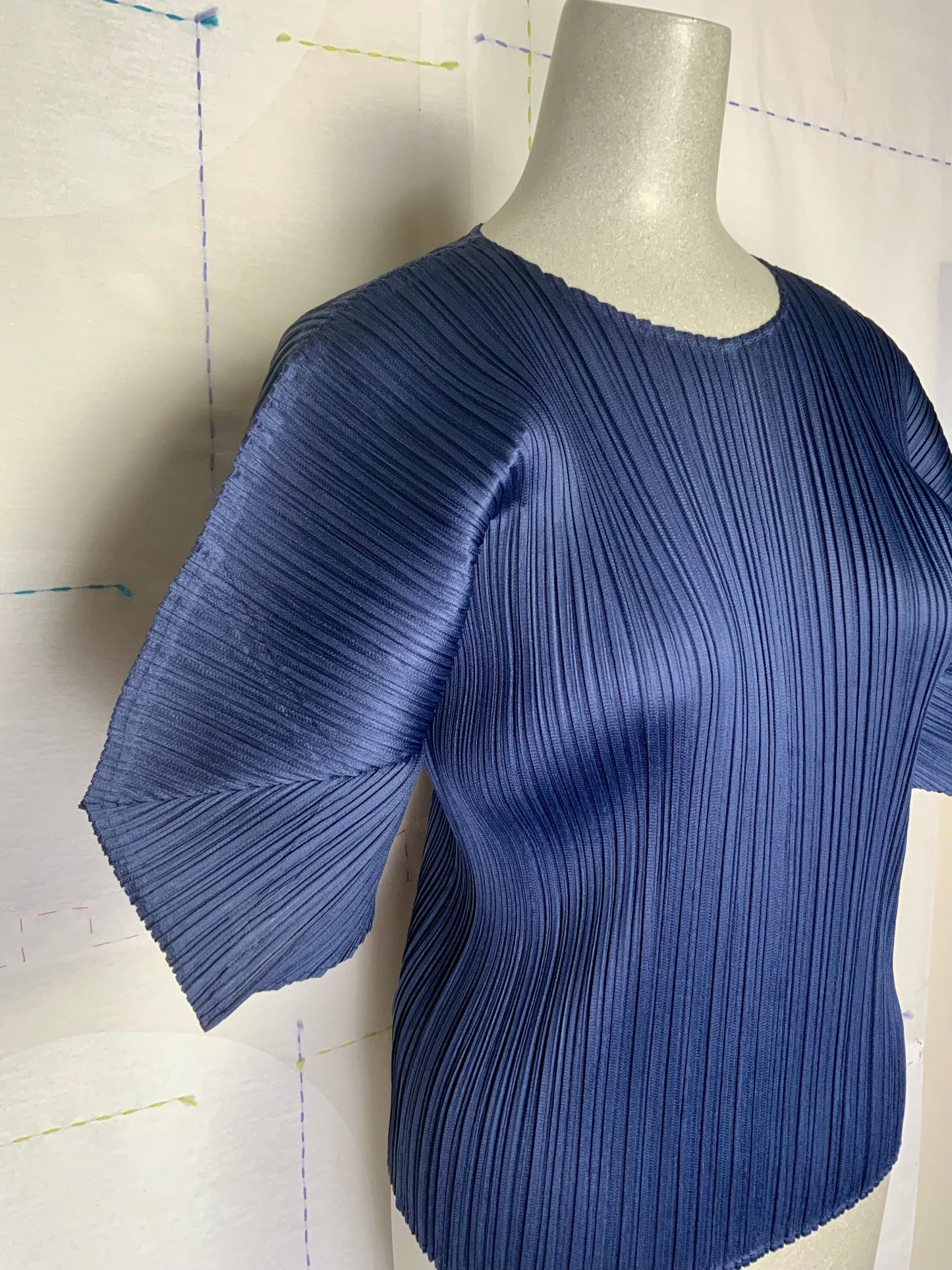 Pleats Please   Monthly Colors Top: August ~ Navy