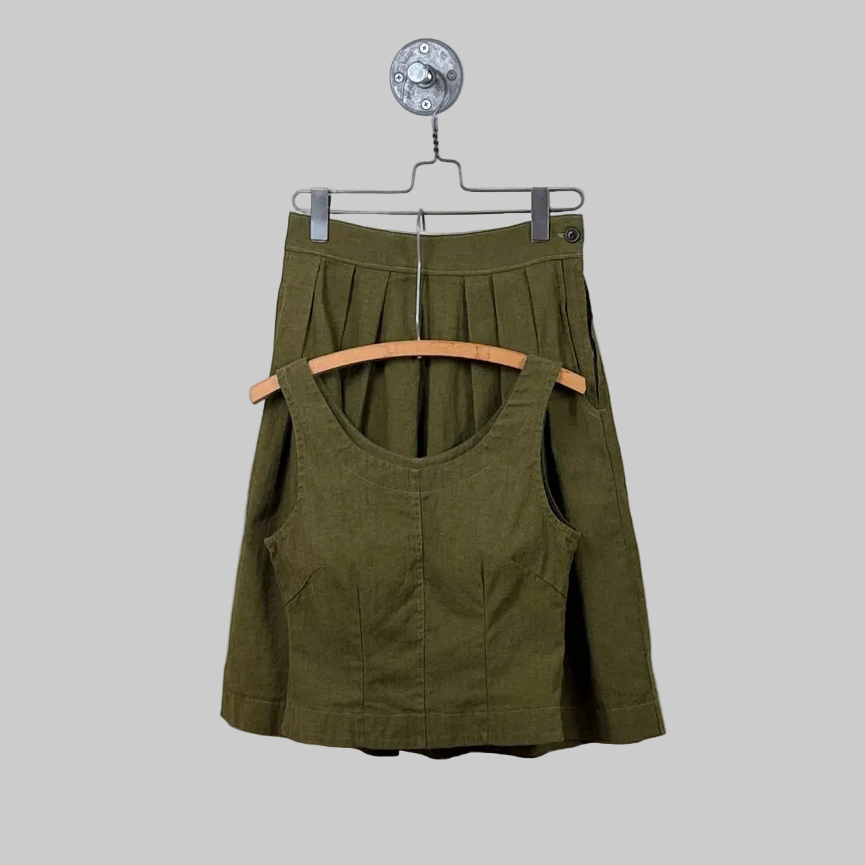 Prairie Underground  ~  Day and Night Skirt #1591 - Herb