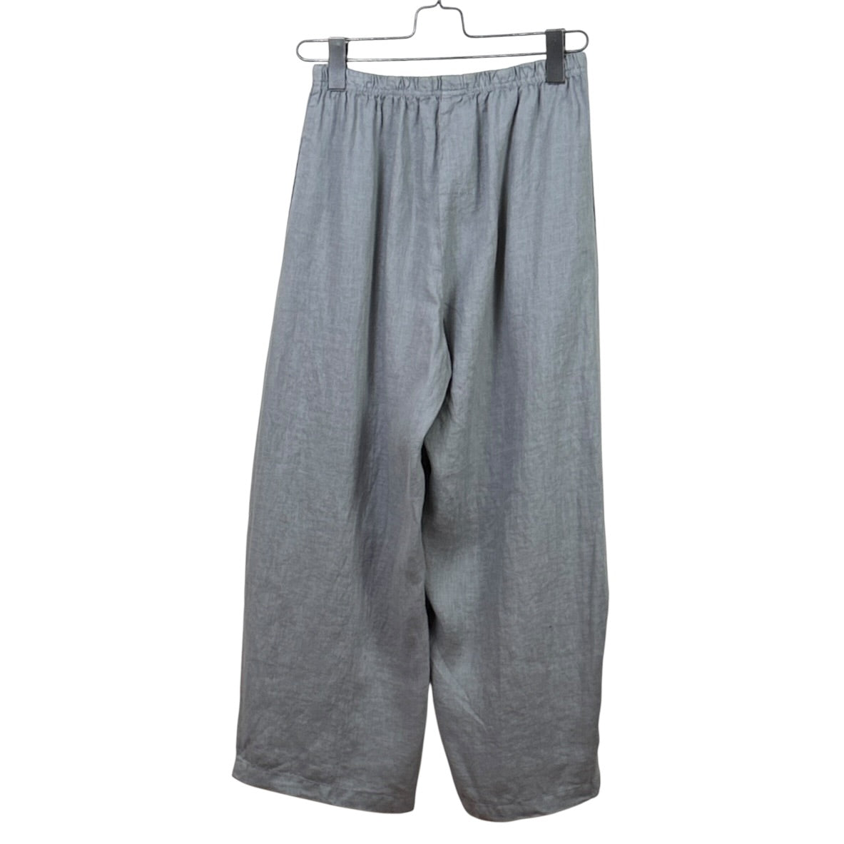 Cut Loose  ~  Linen Barrel Crop Pant - Overcast
