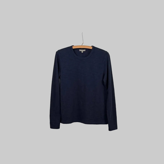 Lilla P. ~  Long Sleeve Crewneck - Navy