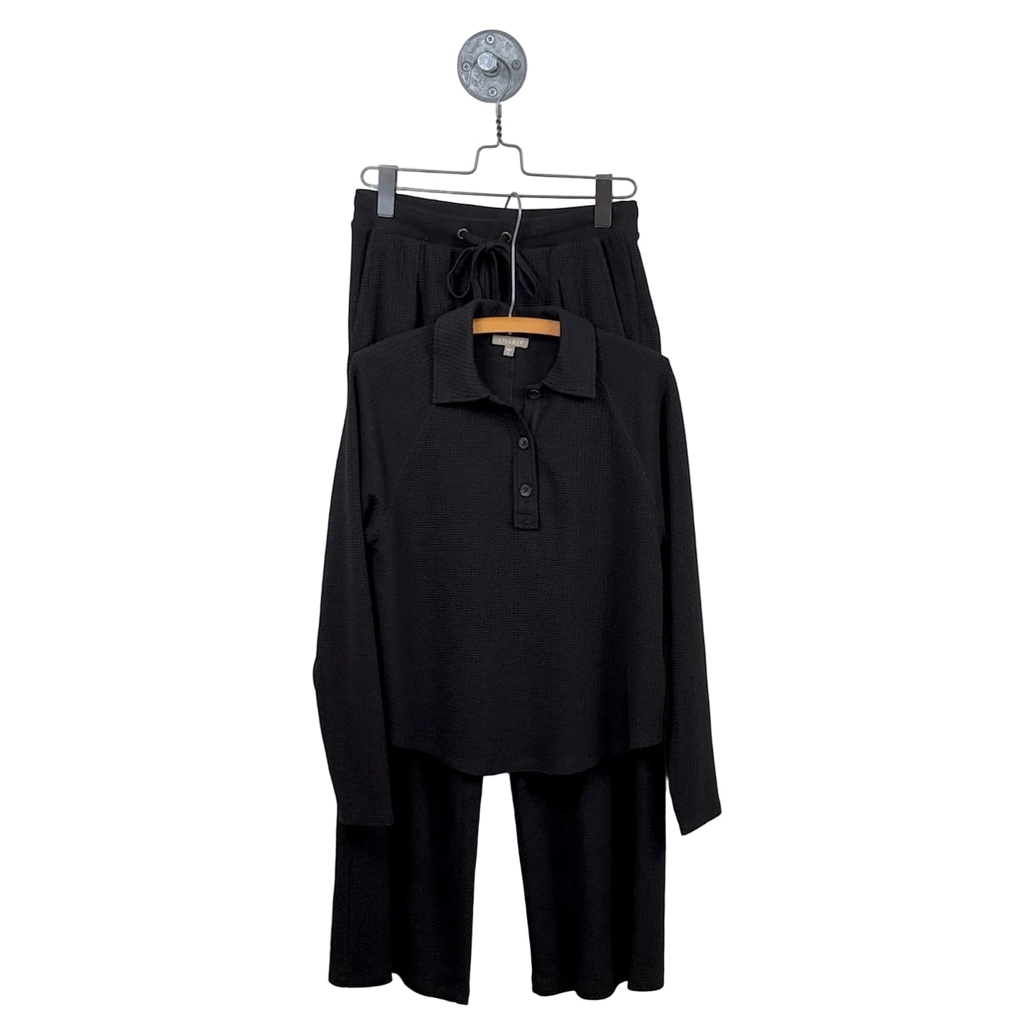 Lilla P. ~  Raglan Polo - Black