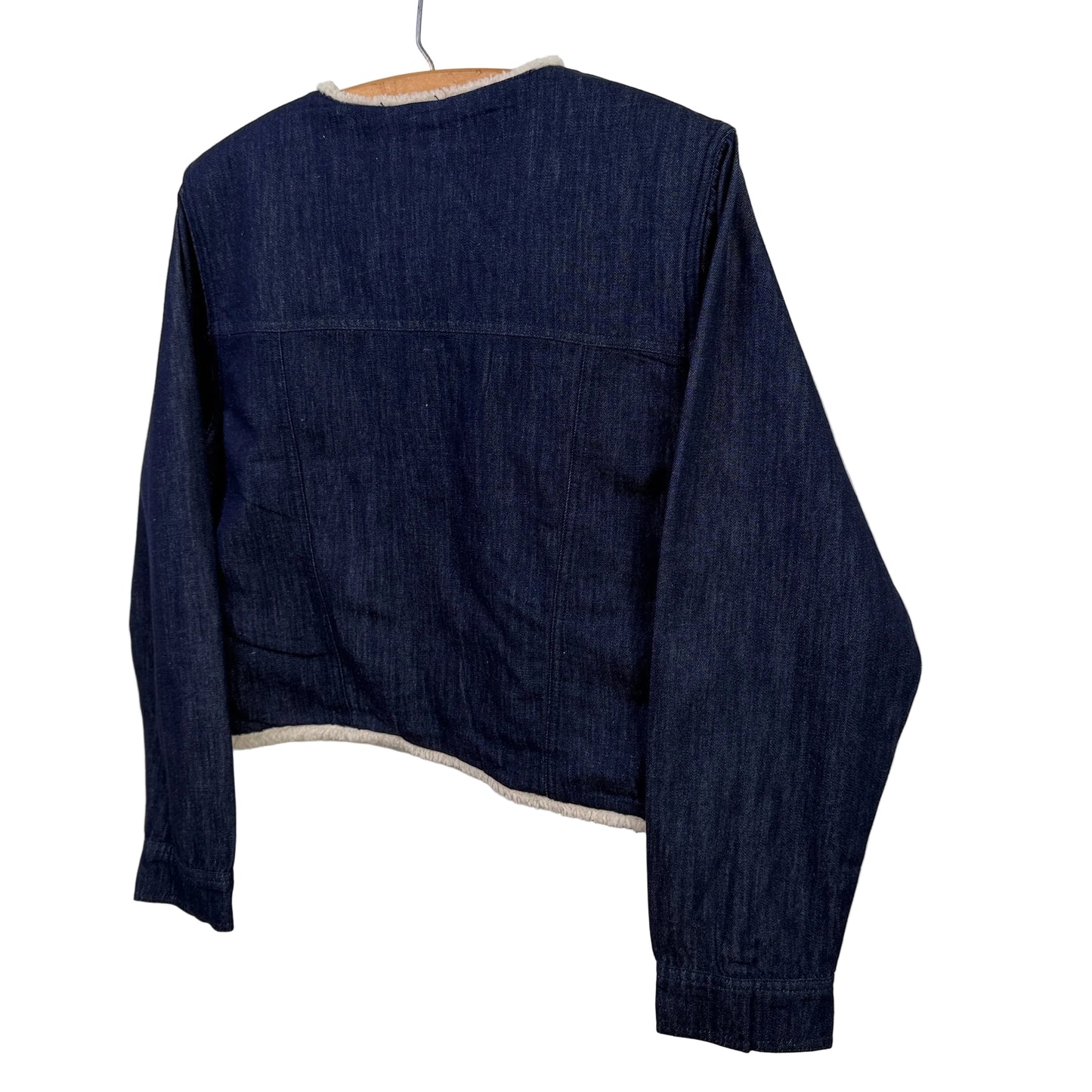 Lilla P. ~  Sherpa Lined Jean Jacket - Dark Wash