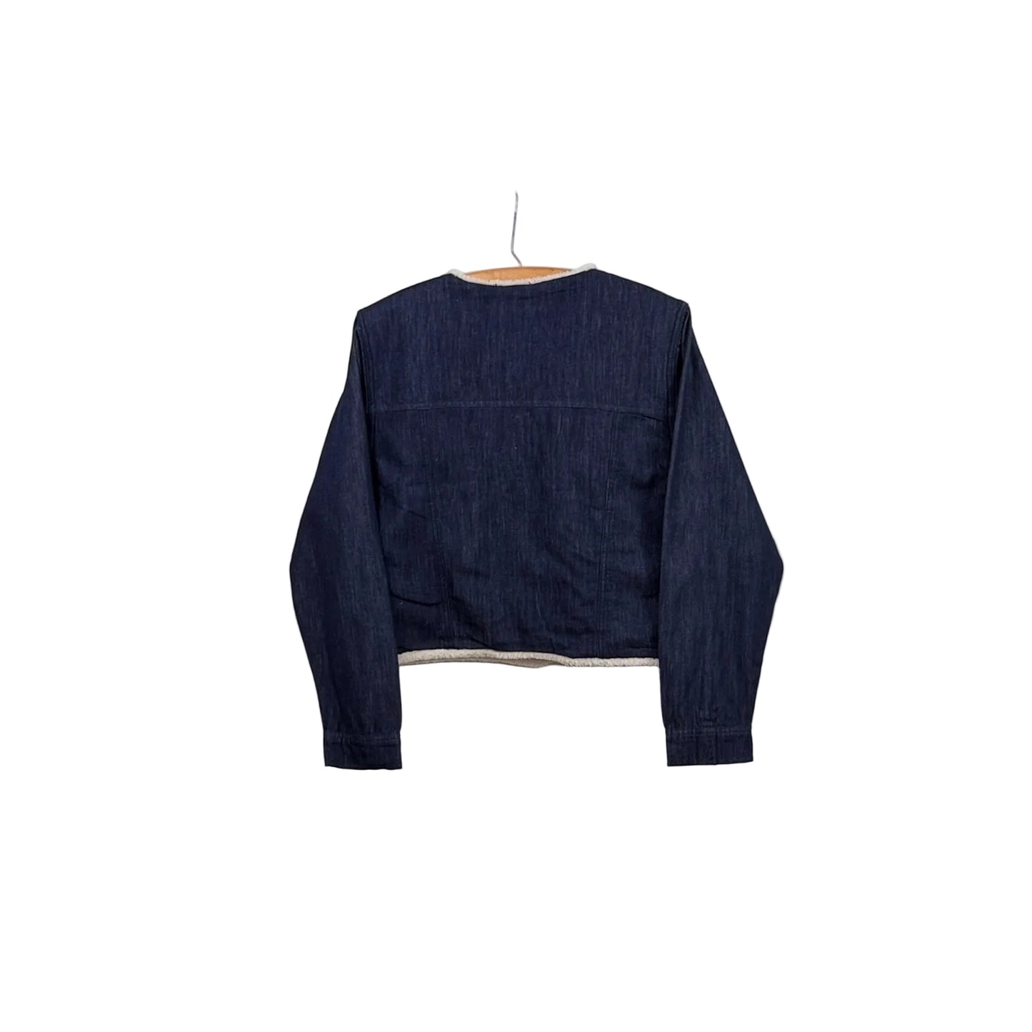 Lilla P. ~  Sherpa Lined Jean Jacket - Dark Wash