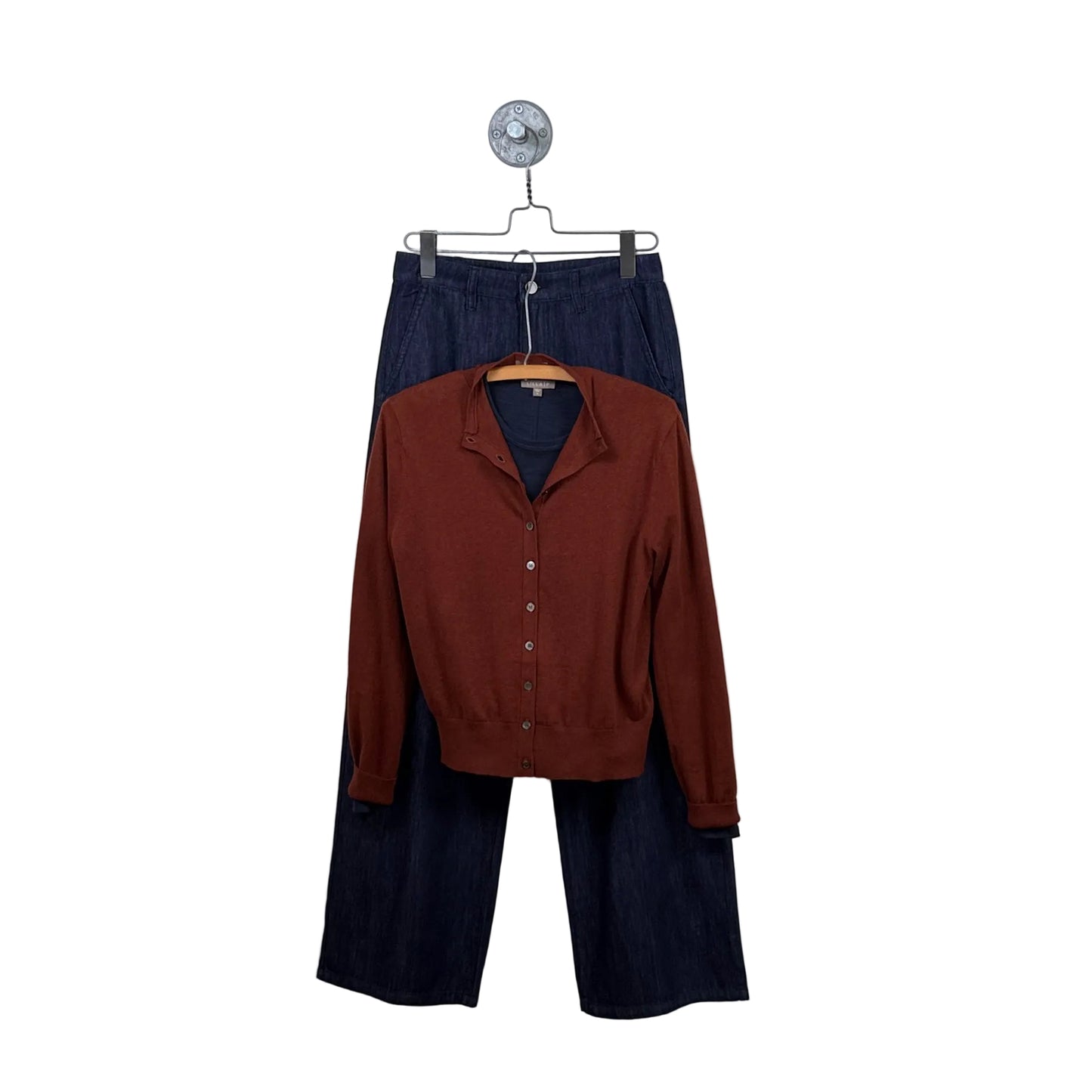 Lilla P. ~  Denim Trouser - Dark Wash