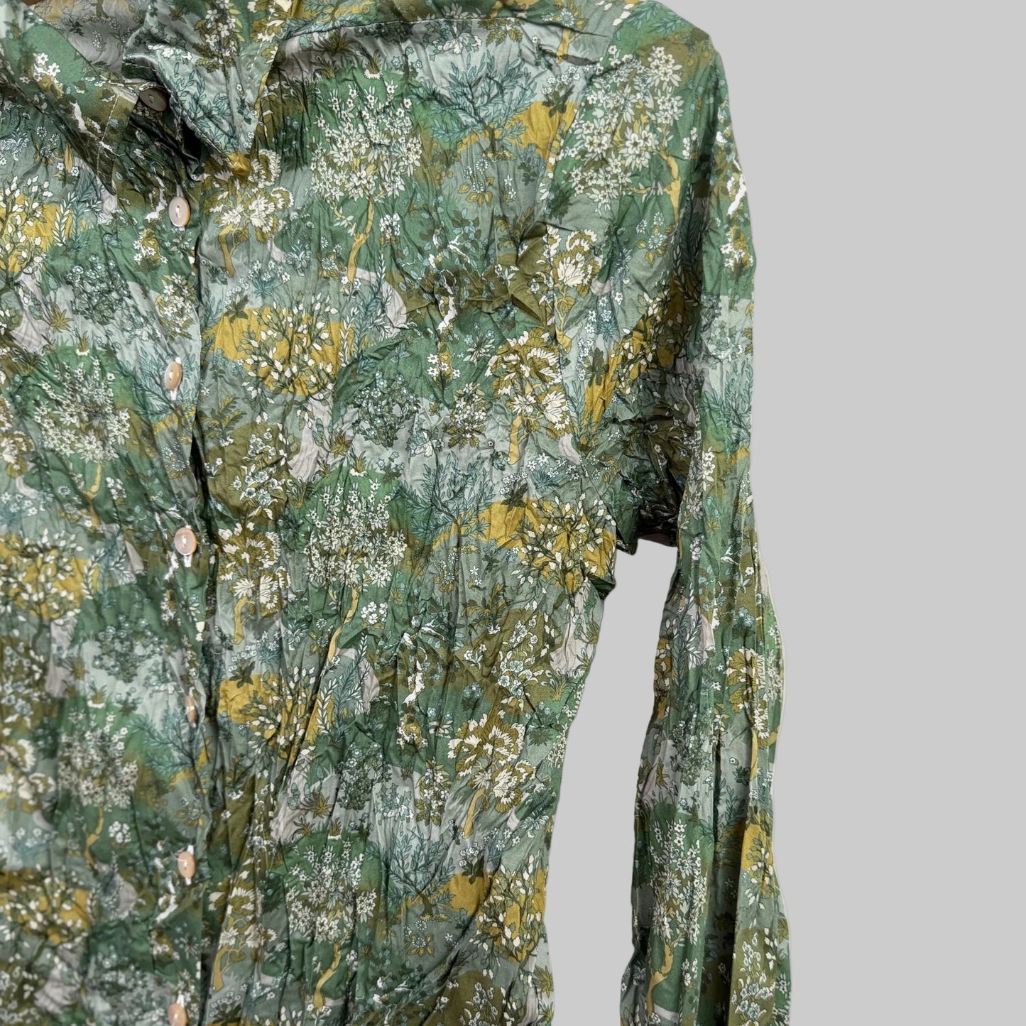 Miki Thumb  ~  Liberty Print Classic Shirt - Land Bosco