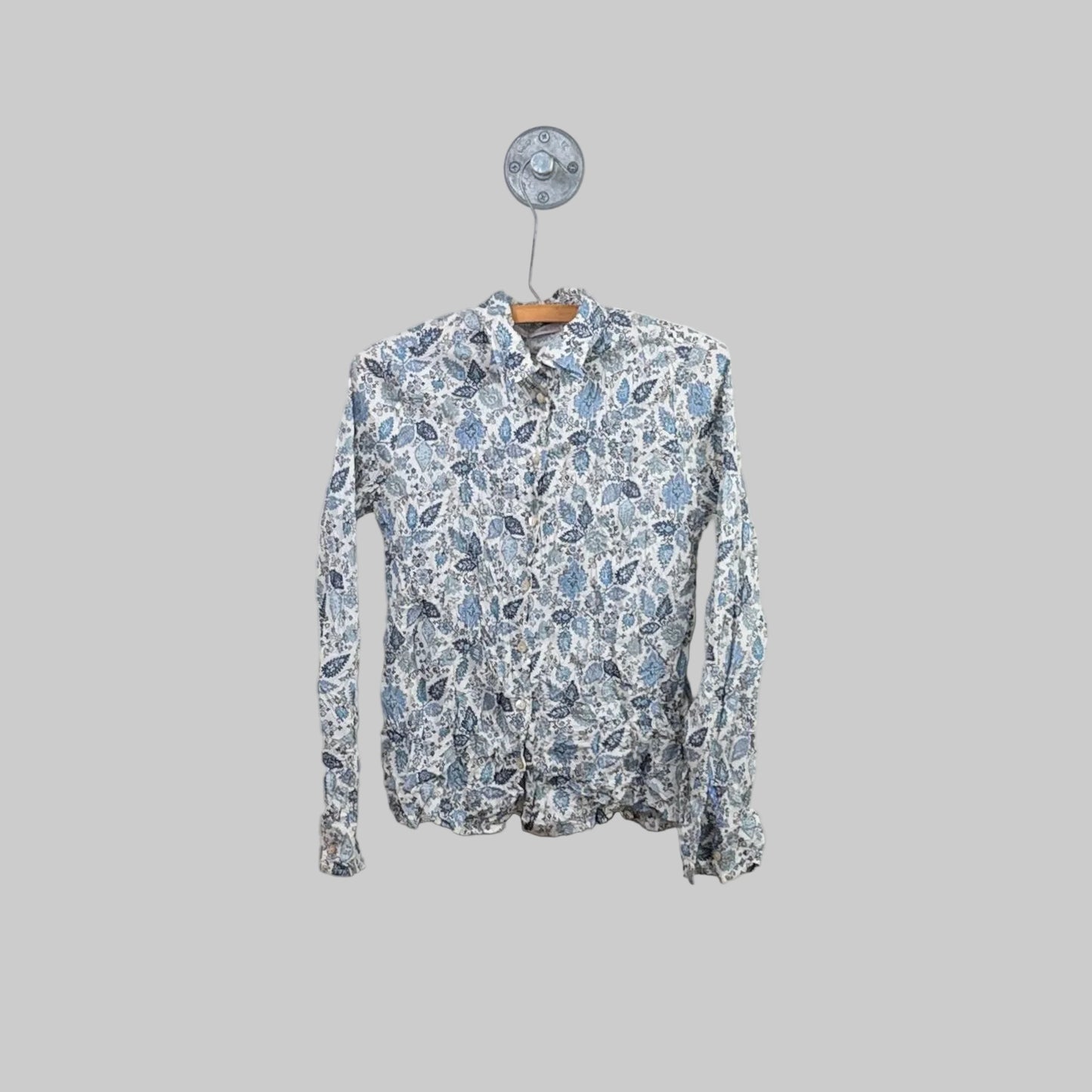 Miki Thumb  ~  Liberty Print Classic Shirt - Tap Sky