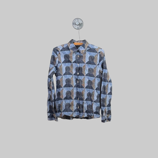 Miki Thumb  ~  Liberty Print Classic Shirt - Tuiler Ocean