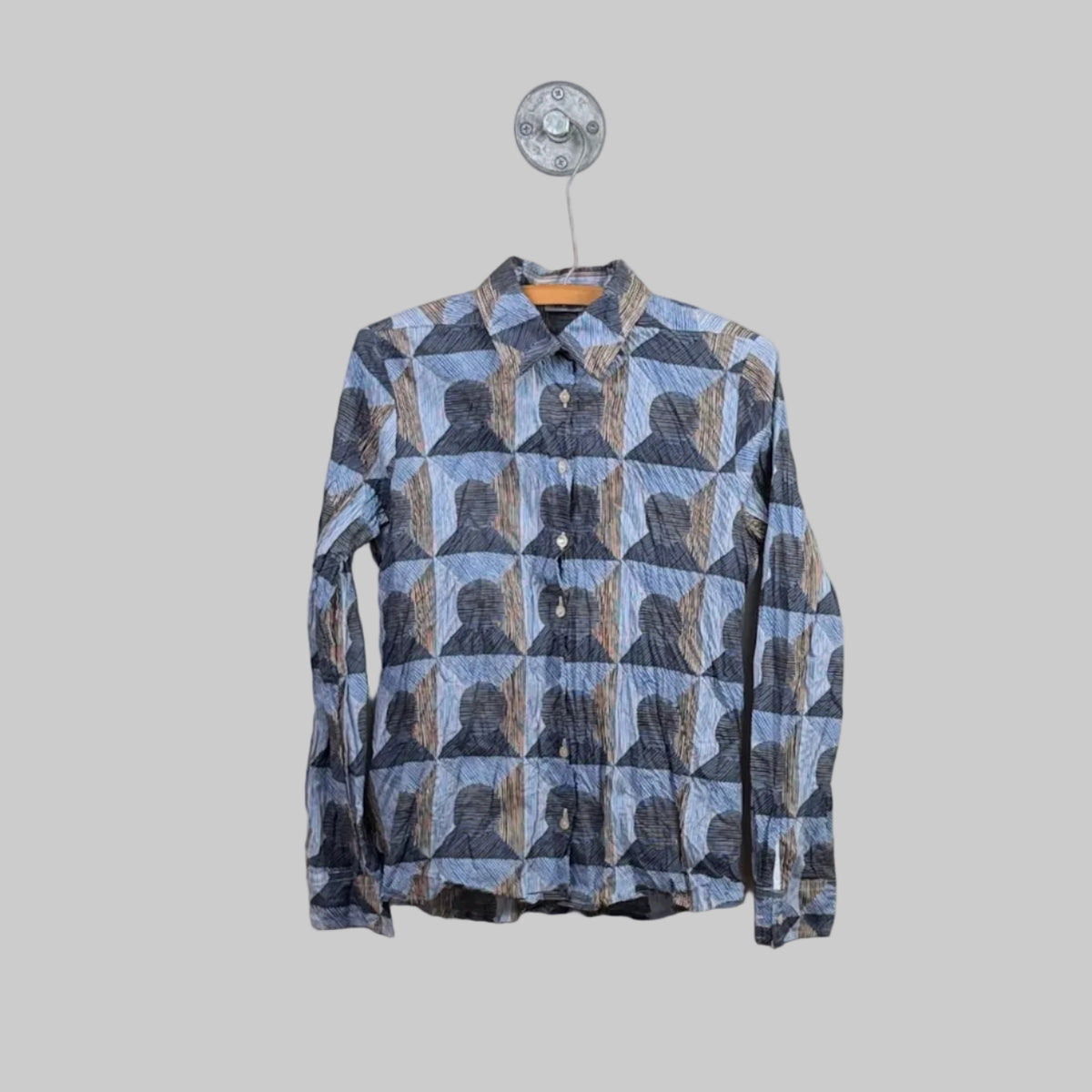 Miki Thumb  ~  Liberty Print Classic Shirt - Tuiler Ocean