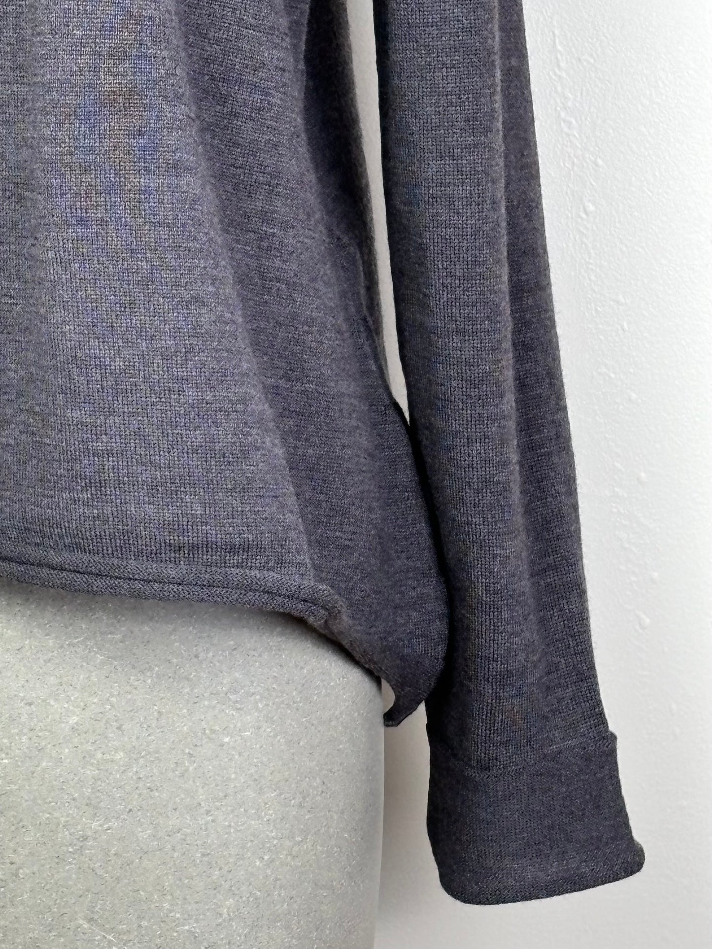 Knit Knit  ~  K-12 Boxy Pullover - Grigio Scuro