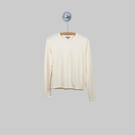 Lilla P. ~  Rolled Edge Relaxed Tee - Rope