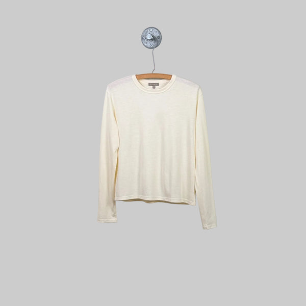 Lilla P. ~  Rolled Edge Relaxed Tee - Rope