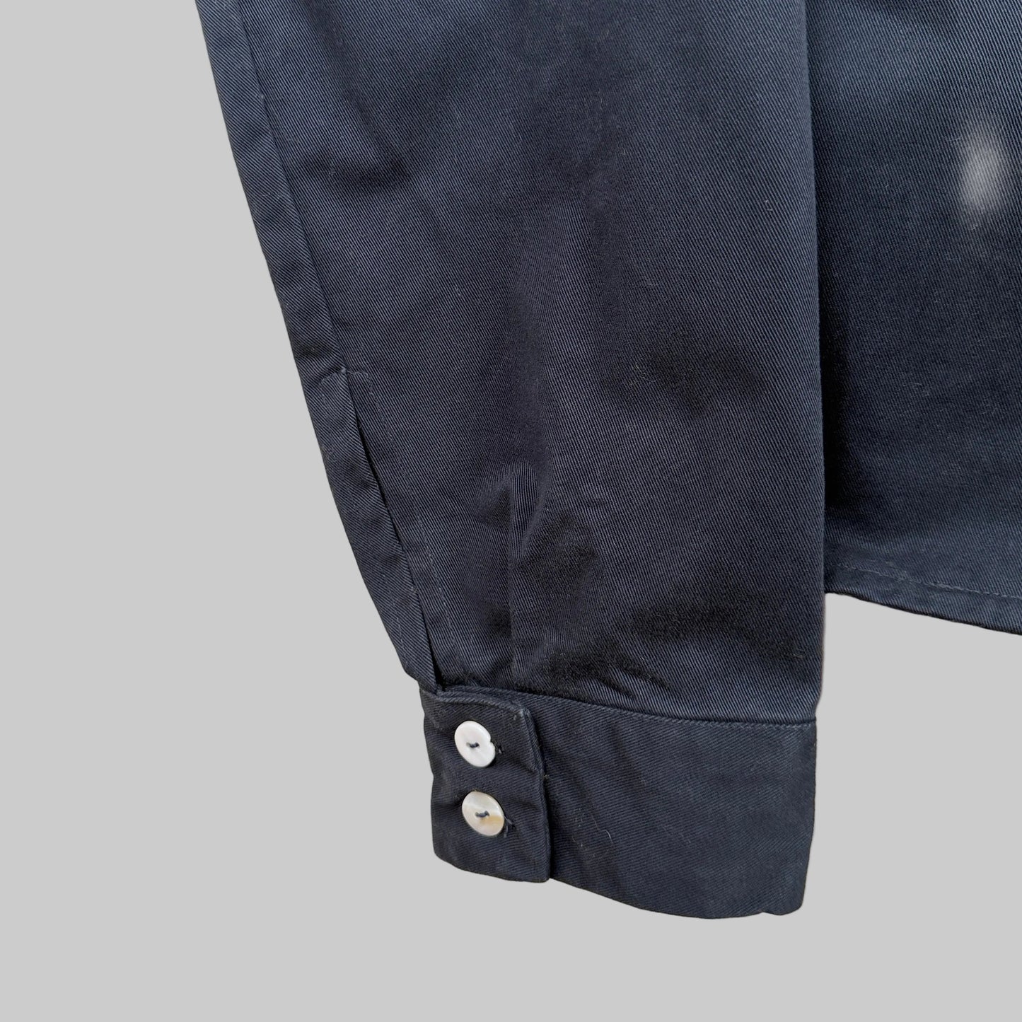 Sula  ~  Pointy Collar Blouse - Dark Navy