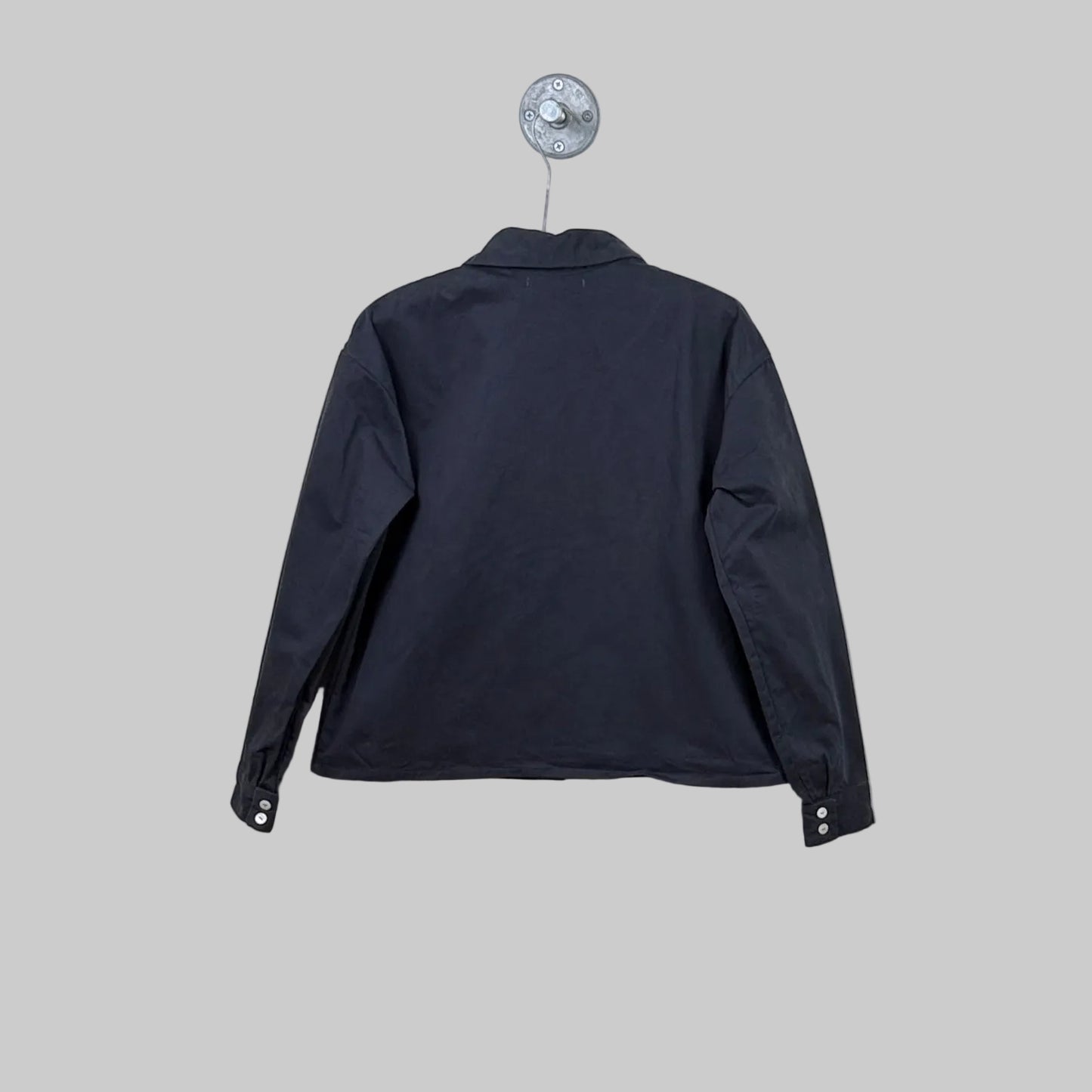 Sula  ~  Pointy Collar Blouse - Dark Navy
