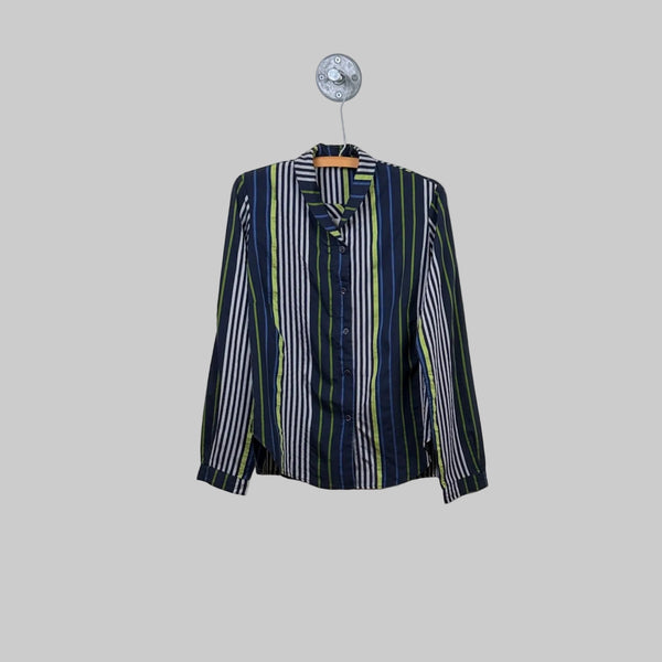 H+ Hannoh Wessel  ~  Shirt Clementine - Navy Stripe