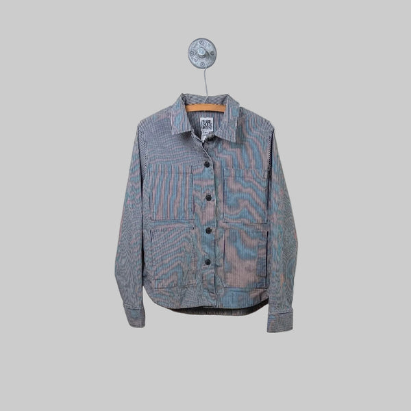 Prairie Underground  ~  Boxcar Jacket - Oyster Stripe