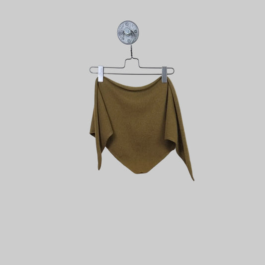 MJW.  ~  Cashmere/Wool Triangle Scarf - Avocado