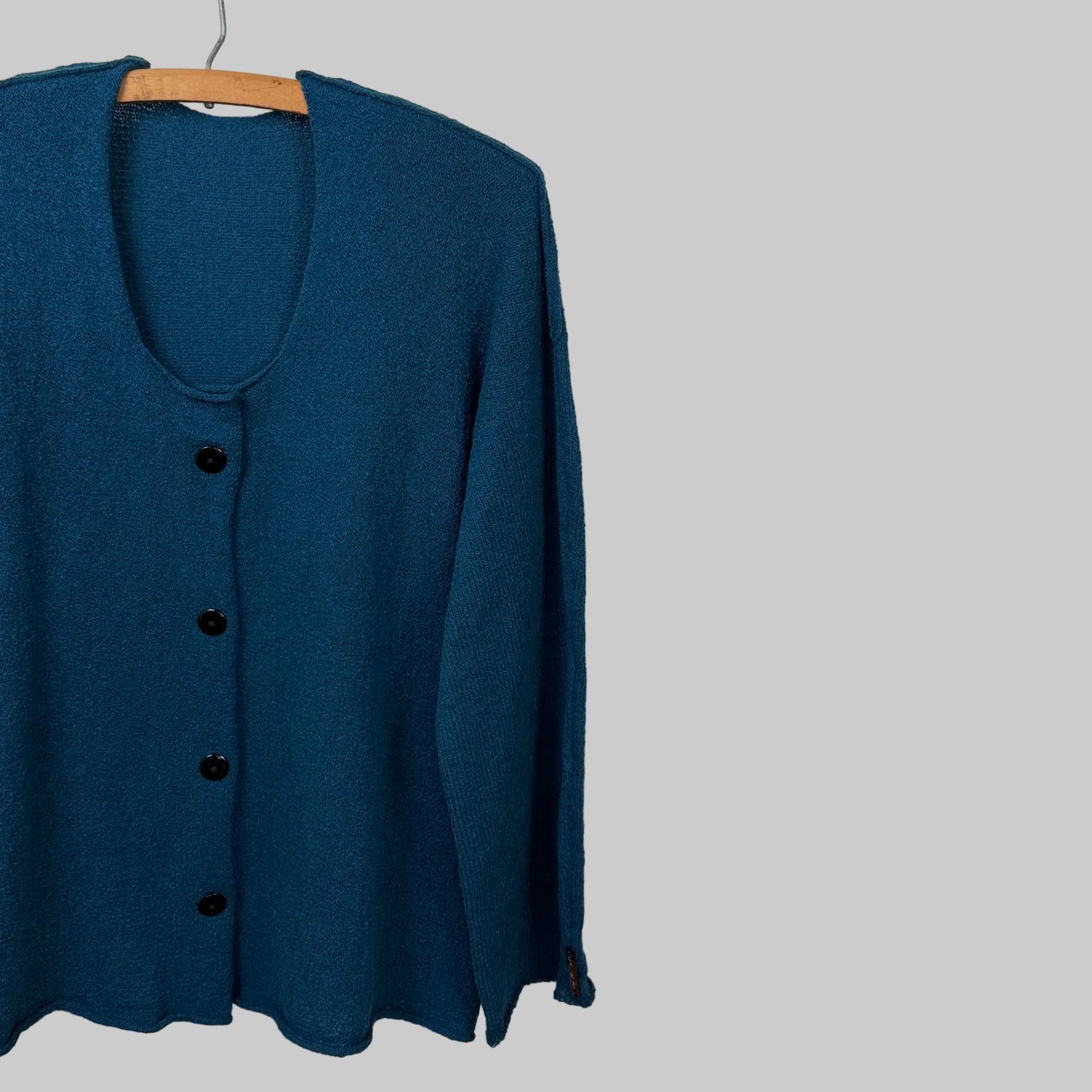 Paper Temples  ~  Nelson Cardigan - Teal