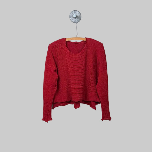 Paper Temples  ~  Helen Pullover - Red