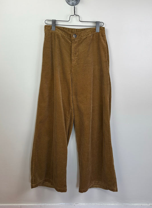 Cut Loose  ~  Lux Cord Wide Leg Pants - Brass