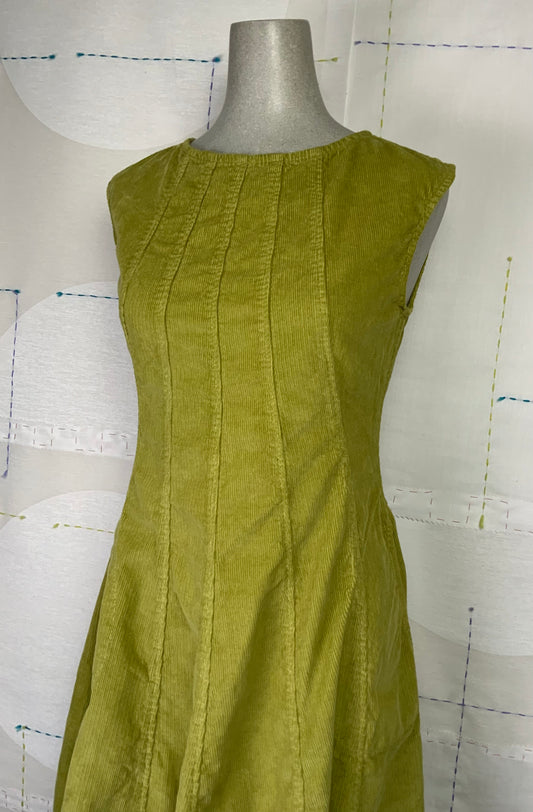 Prairie Underground  ~  New Directions Dress - Fern Corduroy