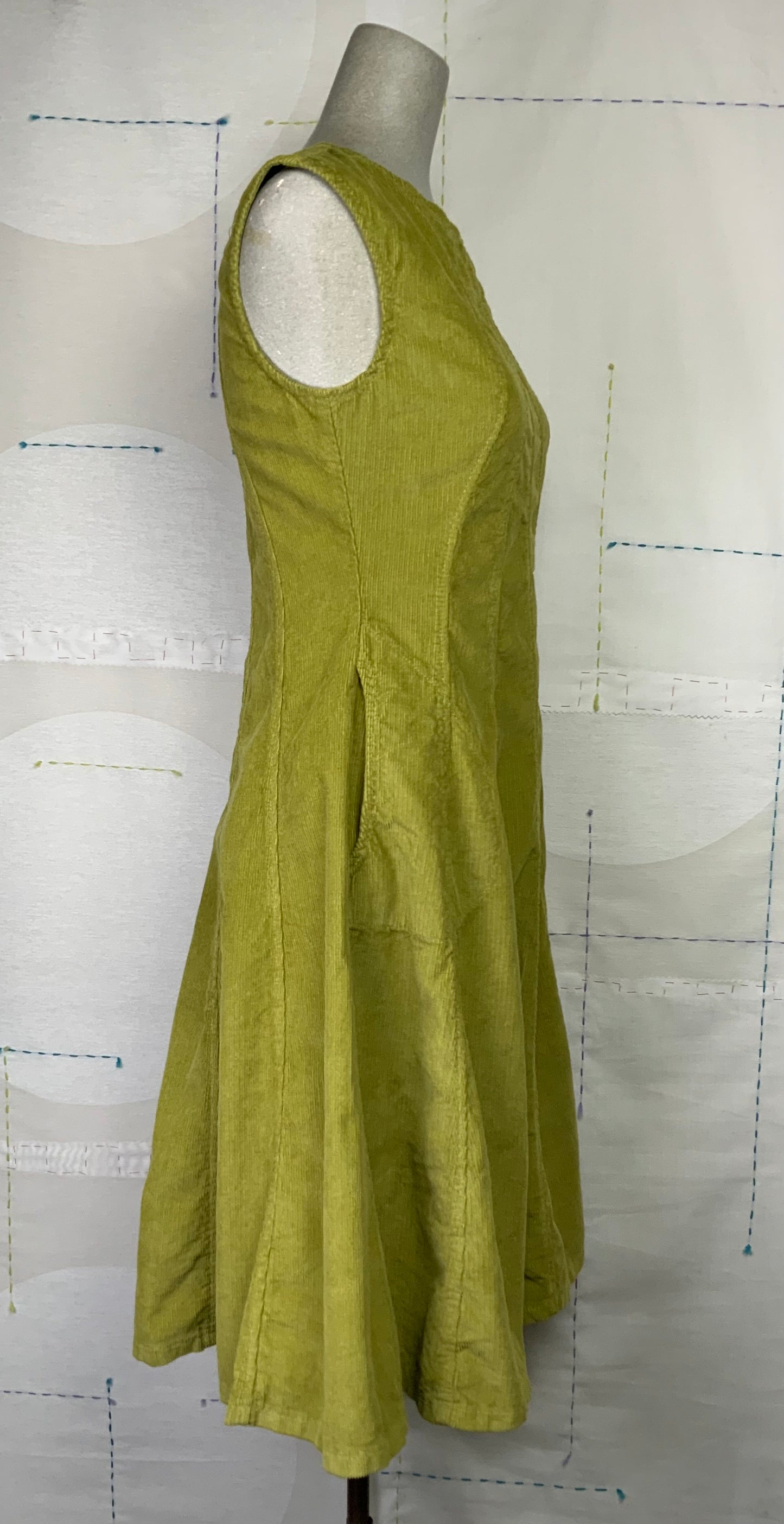 Prairie Underground  ~  New Directions Dress - Fern Corduroy