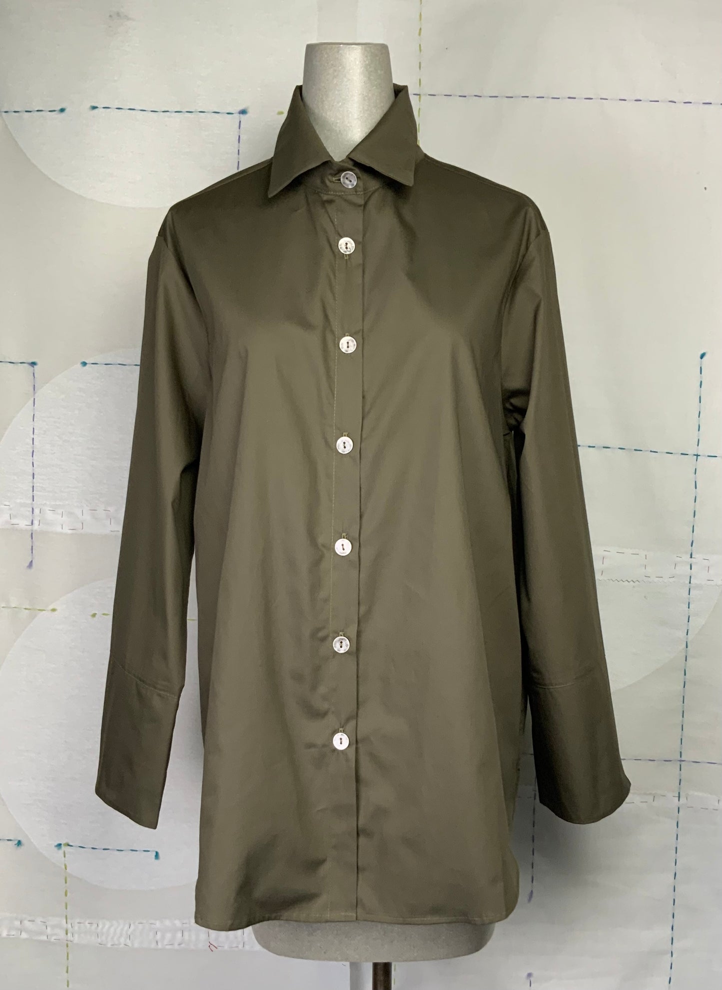 MSquare  ~  Quinne Shirt - Olive