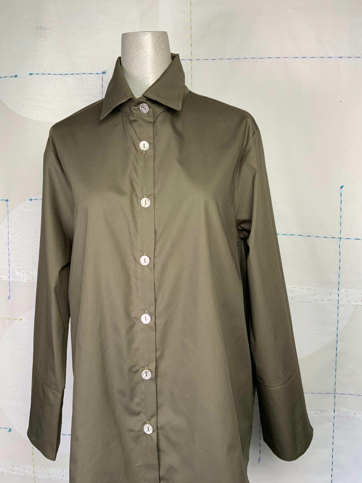 MSquare  ~  Quinne Shirt - Olive