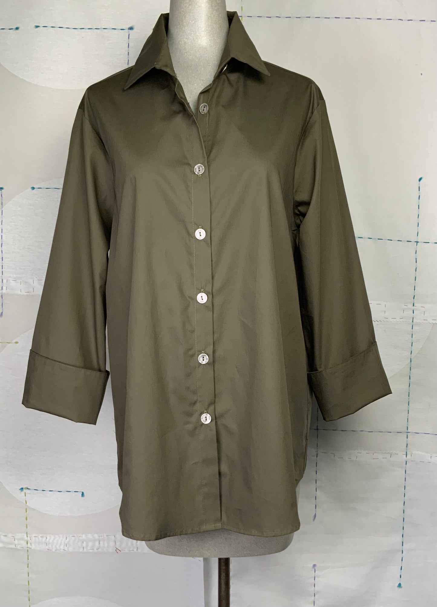 MSquare  ~  Quinne Shirt - Olive