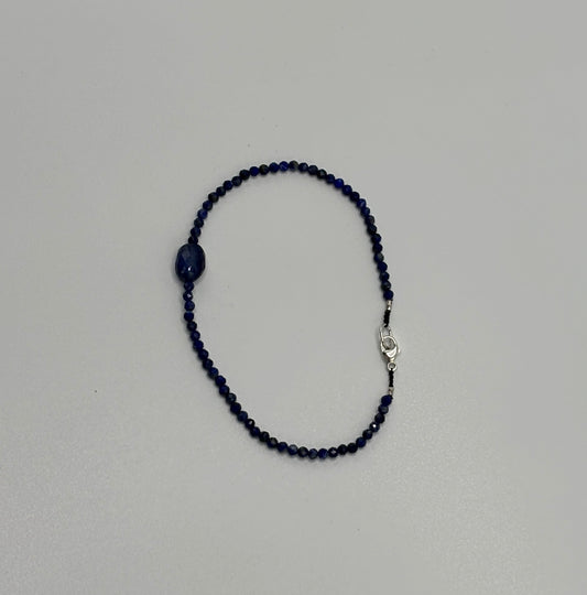 Margaret Solow  ~  Lapis & Sapphire Bracelet