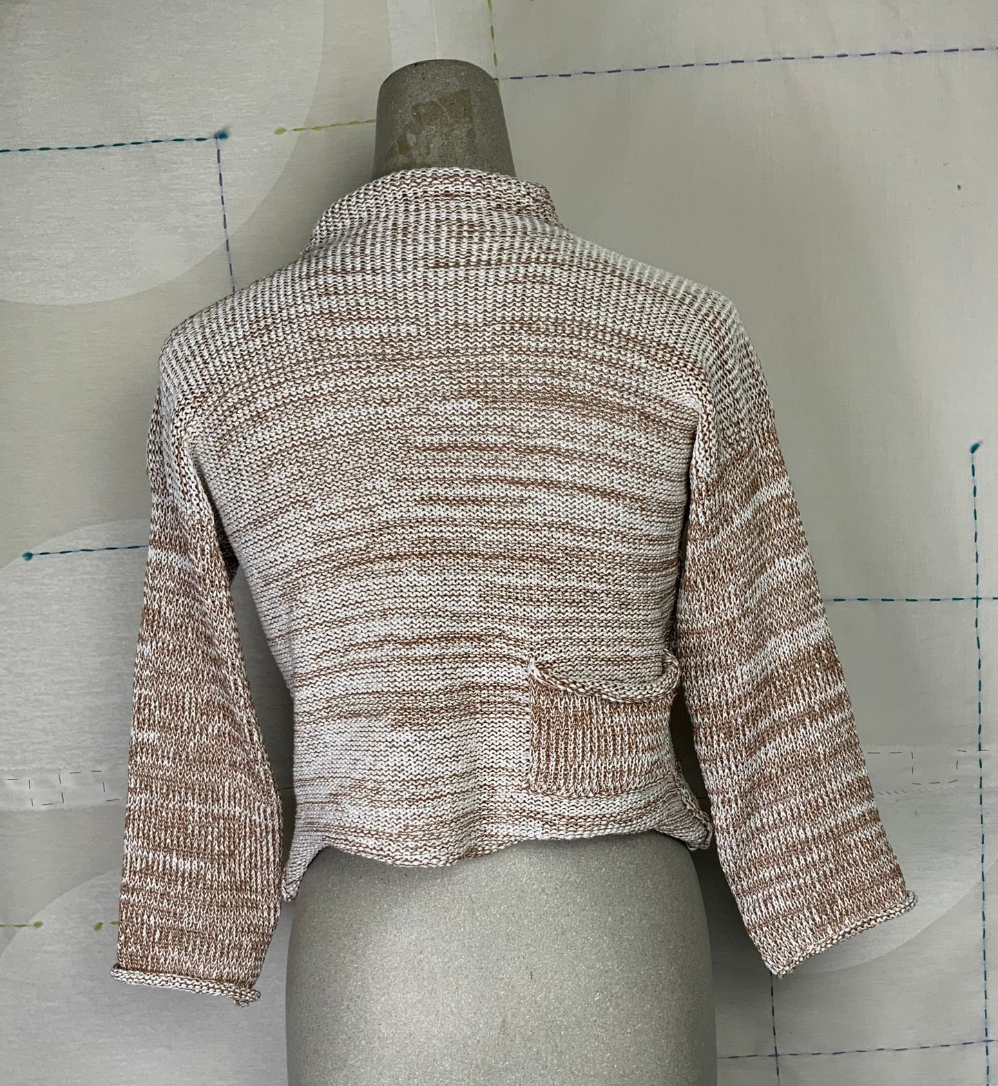 Paper Temples  ~  Tiger Crop Cardigan - Topaz