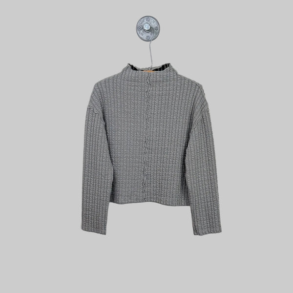 Cut Loose  ~  Funnel Neck Pullover - Squirrel