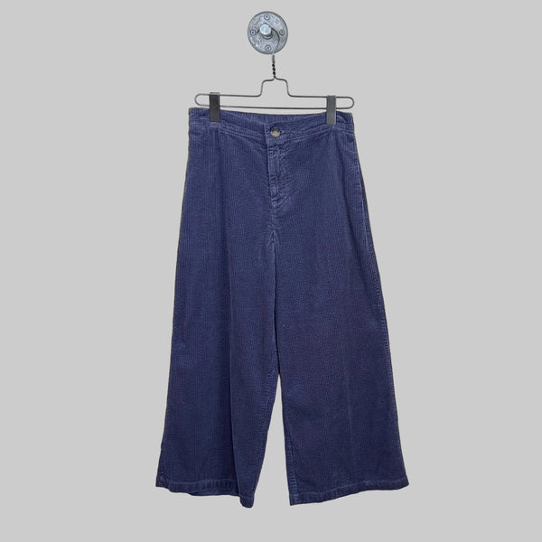 Cut Loose  ~  Crop Wide Leg Pant - Whisper