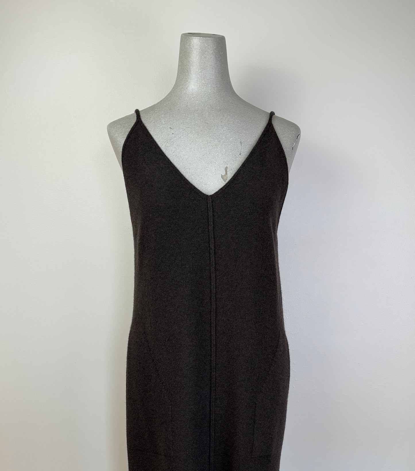 91 Lab  ~  Dress with Straps - Brown