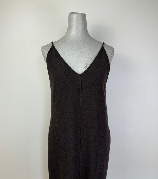 91 Lab  ~  Dress with Straps - Brown