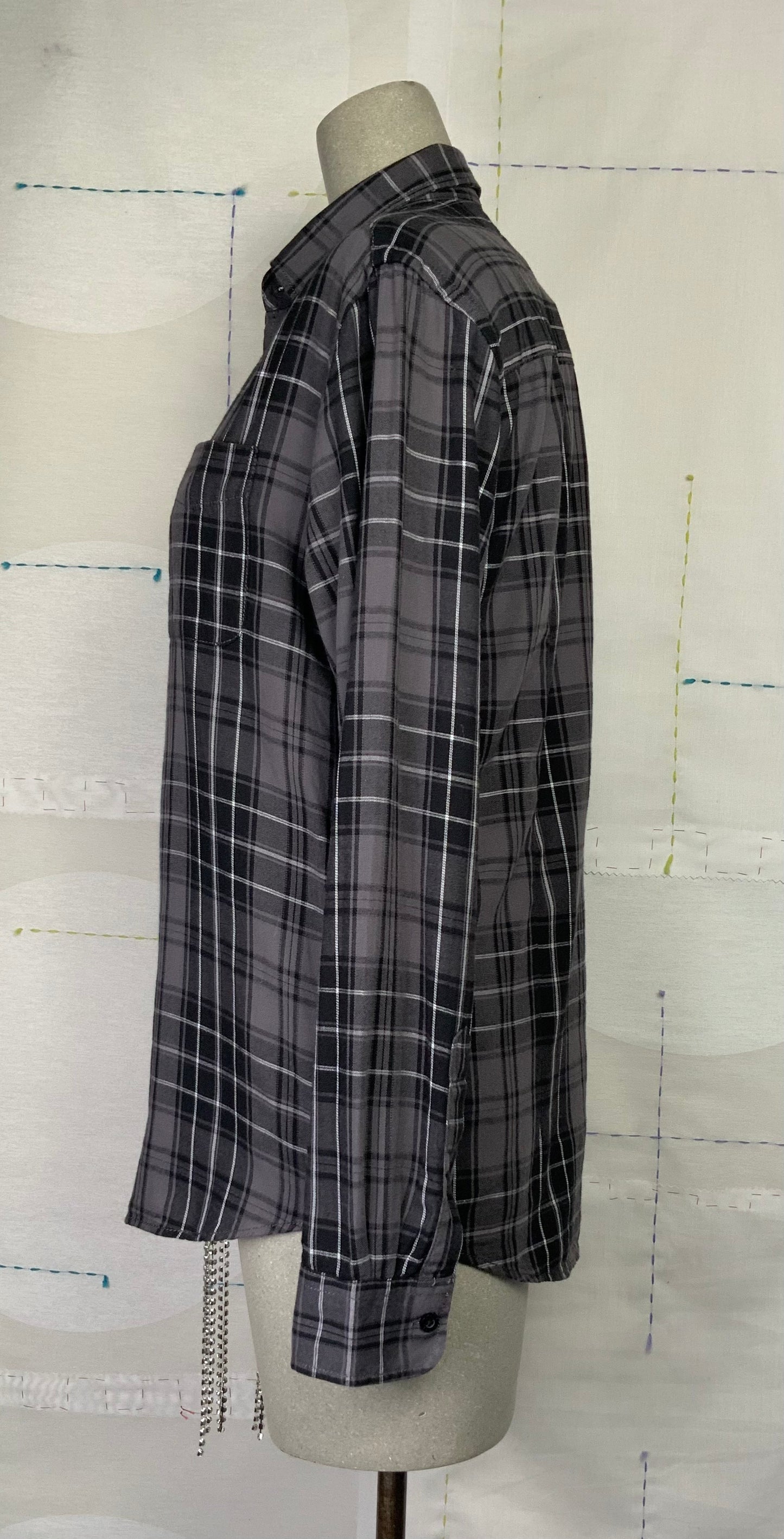 Omelia  Redesigned Shirt 130 - Dark Gray Plaid