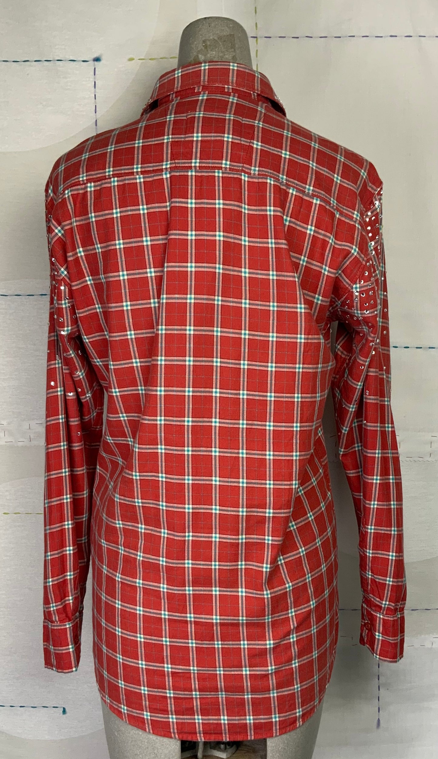 Omelia  ~  Redesigned Shirt 126 - Red Check