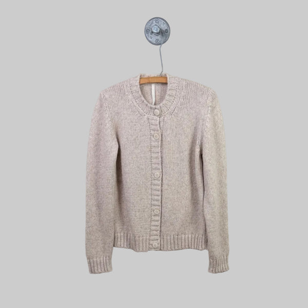 MJW. ~  Alpaca Cardigan - Natural