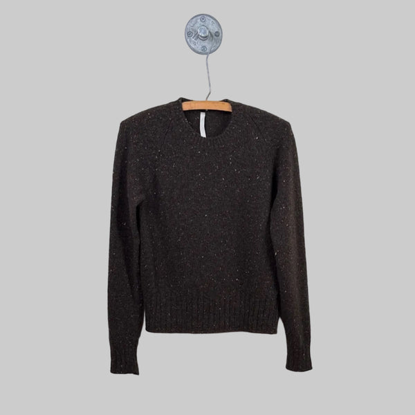 MJW.  ~  Short Cashmere Pullover - Brown