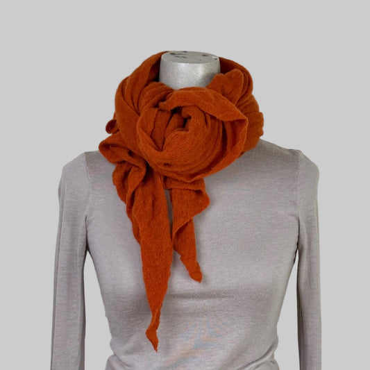Pin 1876  ~  Cashmere Diamond Scarf - Russet